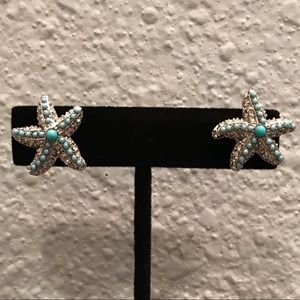 Stella and Dot Starfish earrings